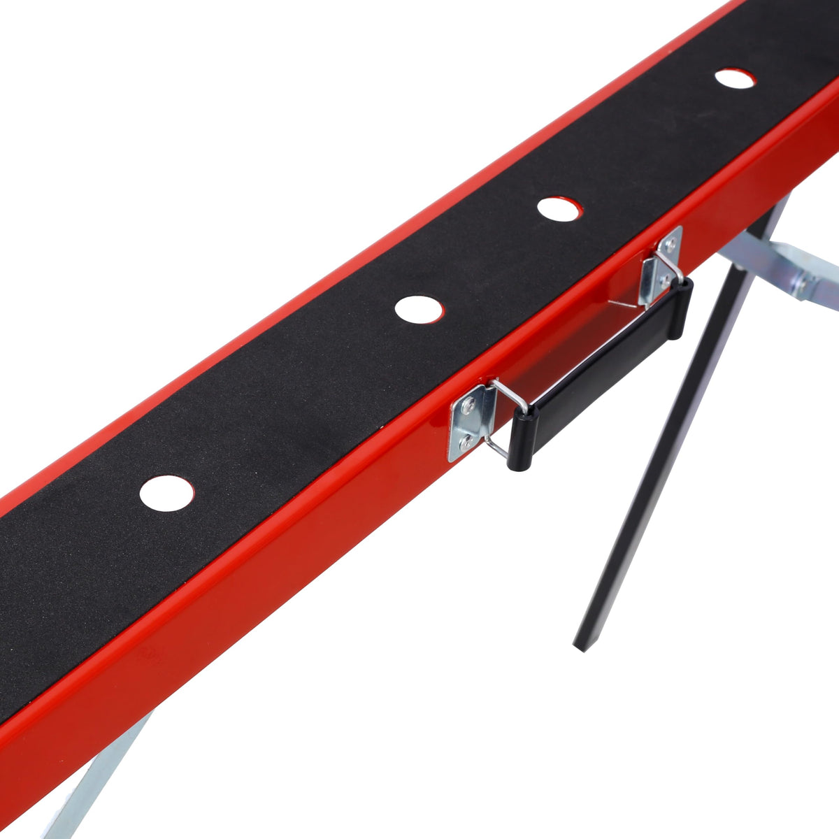 2 Pack Folding Heavy Duty Metal Sawhorse 550 Lb Capacity E450