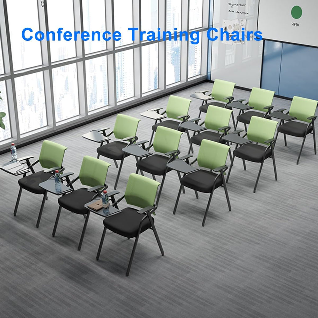Grey Mesh Conference Chair with Desk F1647