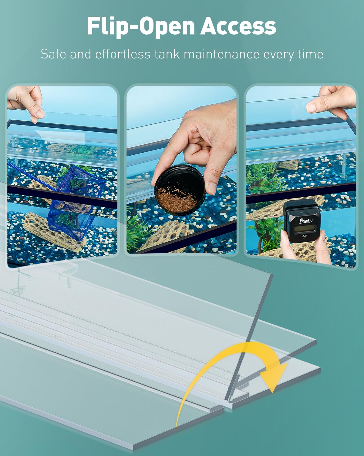 10 Gallon Clear Polycarbonate Aquarium Lid D7152