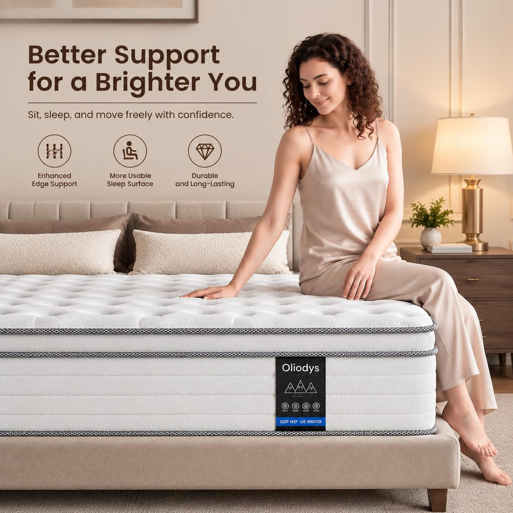 12 Inch Medium Firm Hybrid Spring Mattress I3900