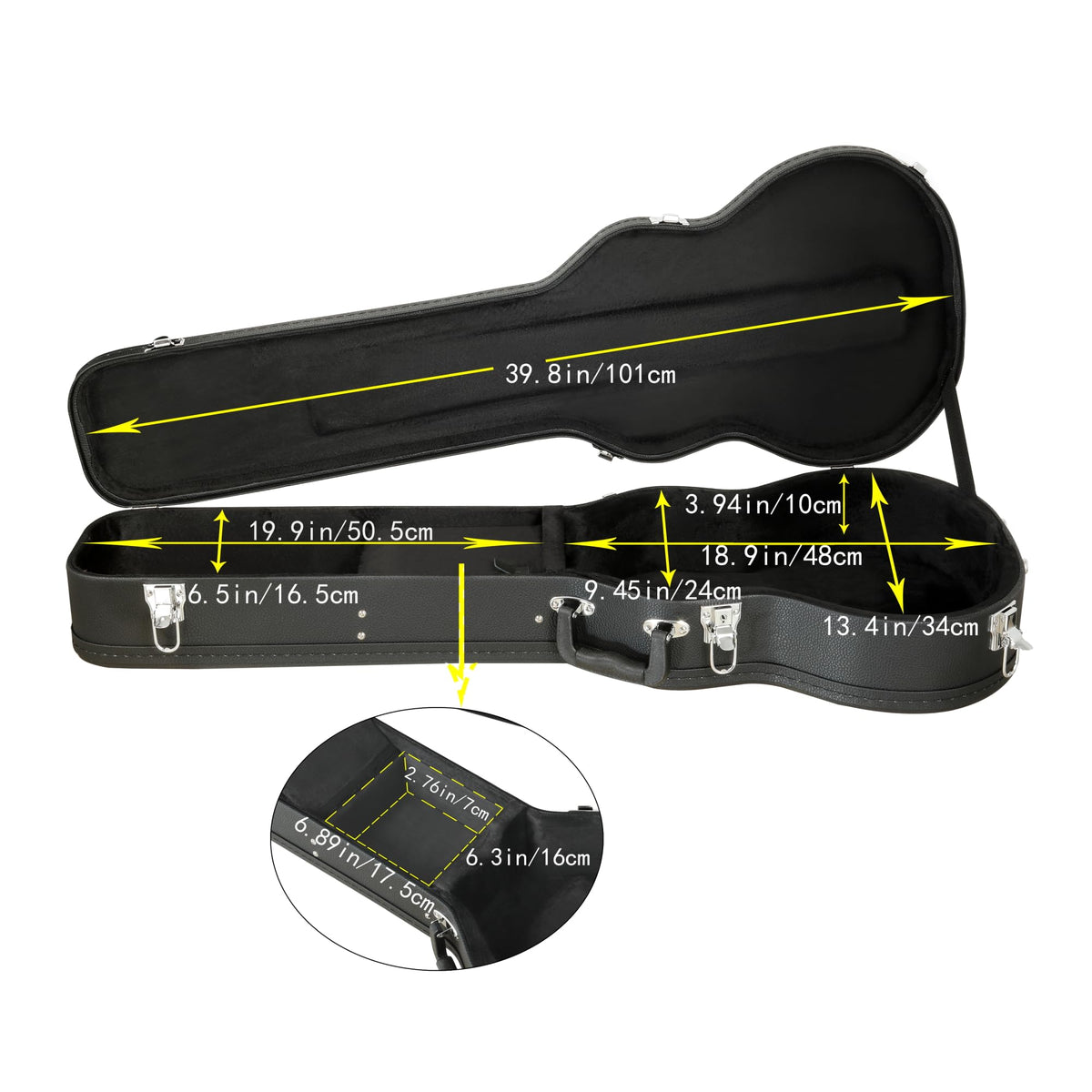 Electric LP Guitar Hard Case F67496