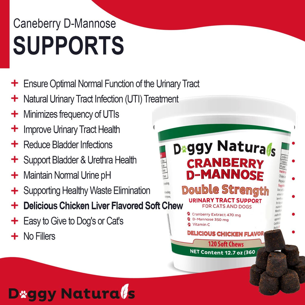 Cranberry D-Mannose Soft Chew 11.4 oz 120 Count K66997