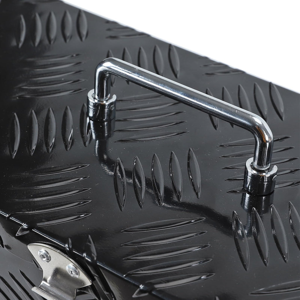 16 Inch Heavy-Duty Aluminum Truck Tool Box with Stripe Tread Design Q217