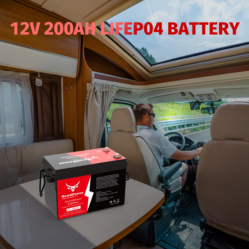 12V 200Ah Lithium LiFePO4 Battery with 150A BMS A701