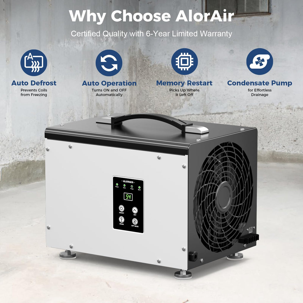 70 Pints Crawlspace Dehumidifier with Pump B42641