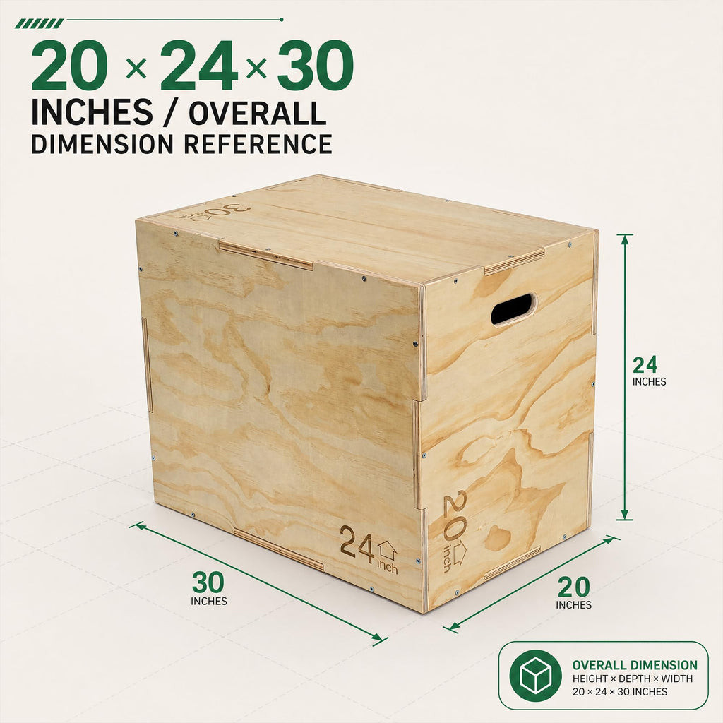 Non-Slip Wooden Plyo Box W86708
