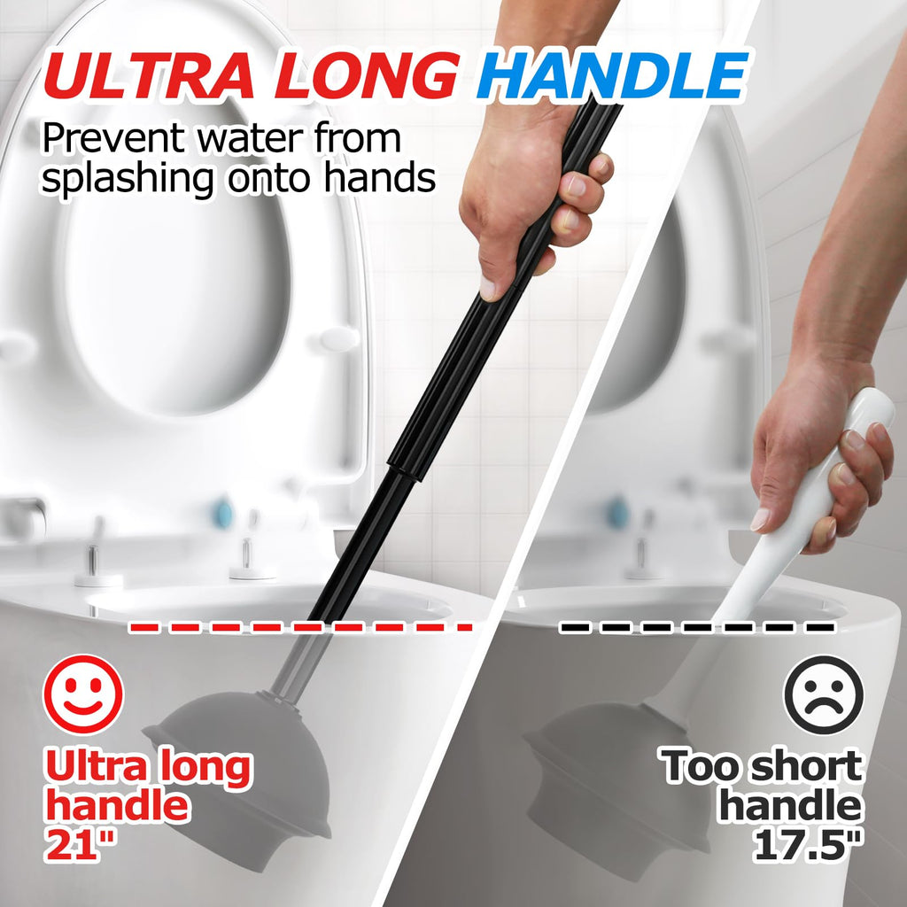 2in1 Toilet Brush and Plunger Set G4869