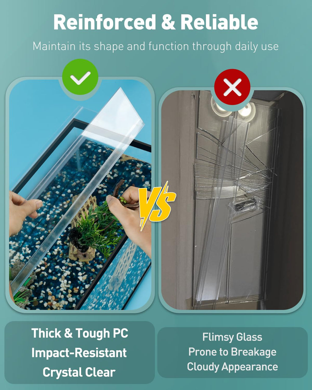 10 Gallon Clear Polycarbonate Aquarium Lid D7152