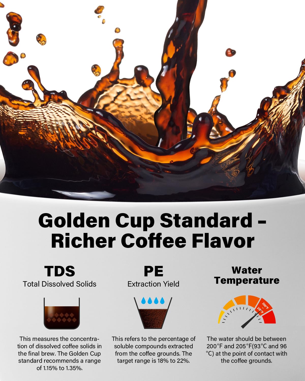 8 Cup Drip Coffee Maker with Reusable Filter and Glass Pot K455
