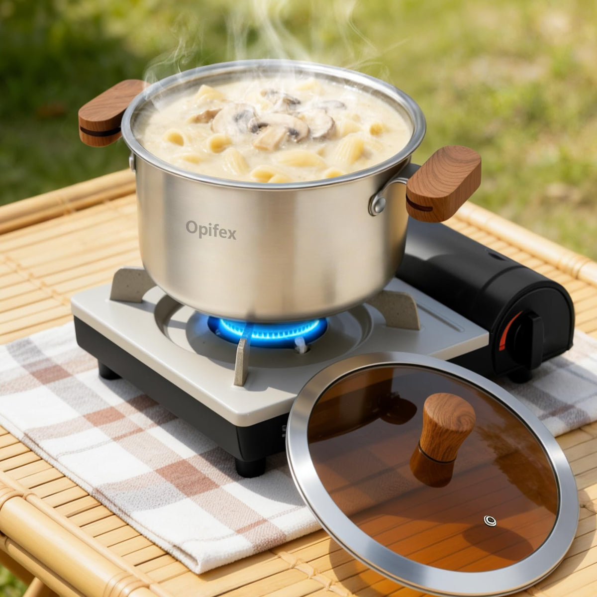 2.8L Stainless Steel Deep Fryer Pot with Basket N49716
