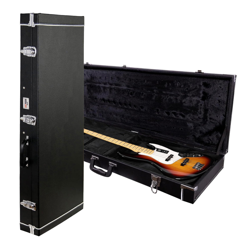 Black Bass Guitar Hard Case with Lock and Key G292791