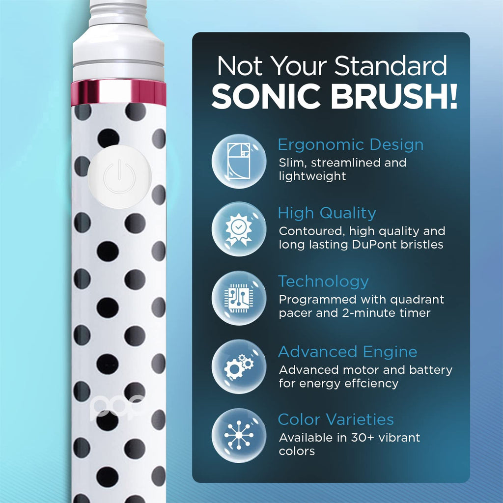 Electric Toothbrush with 2 Replacement Heads W804446