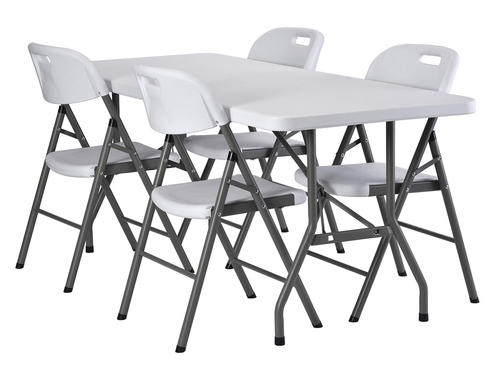 White Folding Utility Table M5310