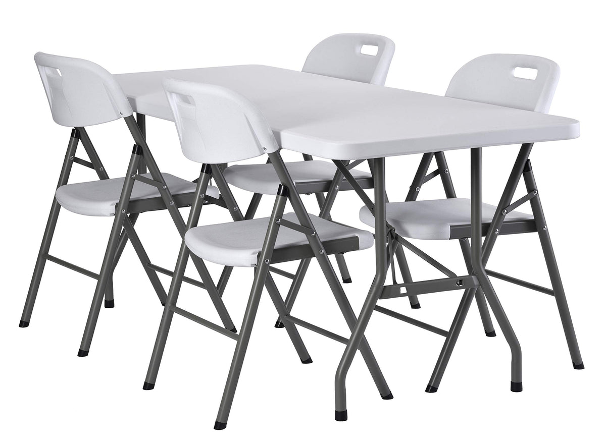 White Folding Utility Table M5310