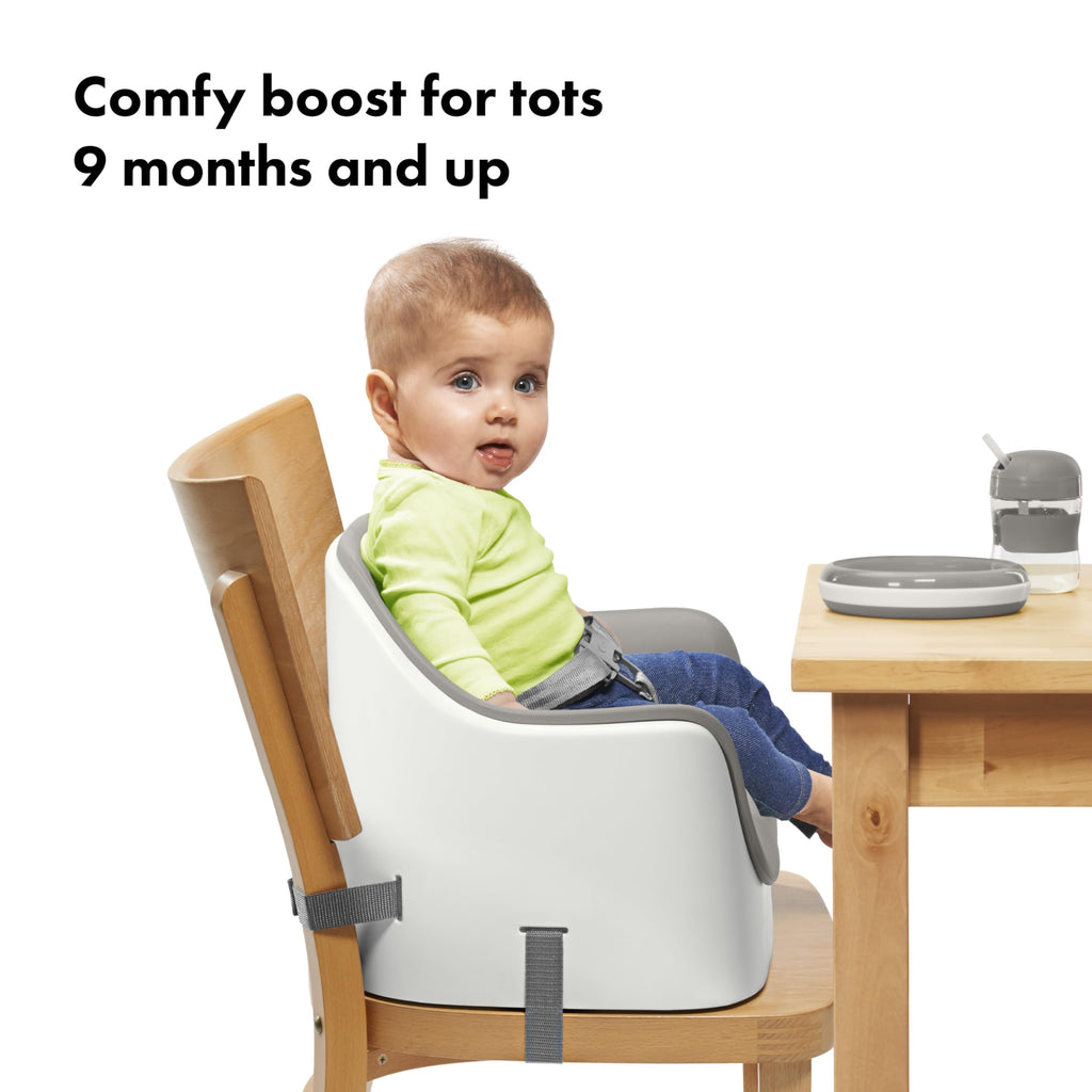Gray Toddler Booster Seat with Removable Cushion N5115