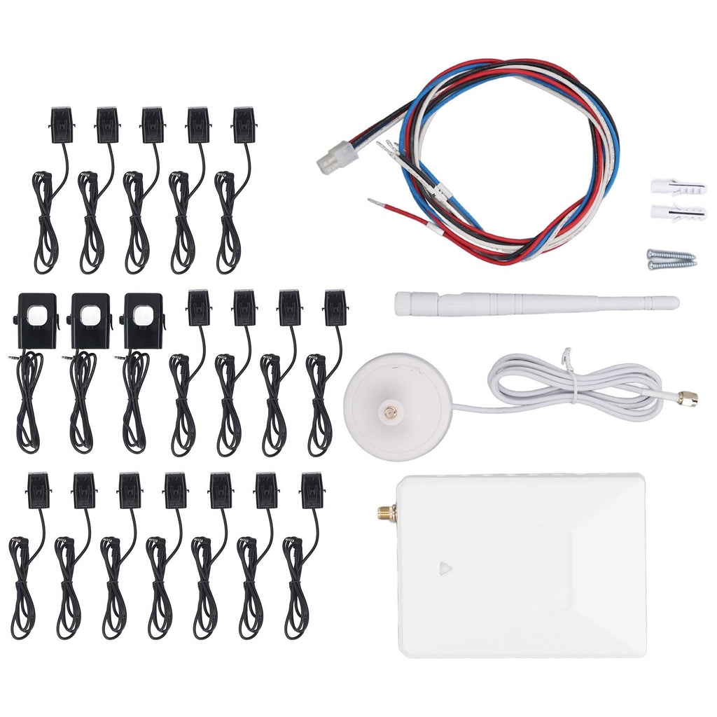WiFi 3 Phase 4 Wire Bidirectional Energy Meter with Sensors L683620