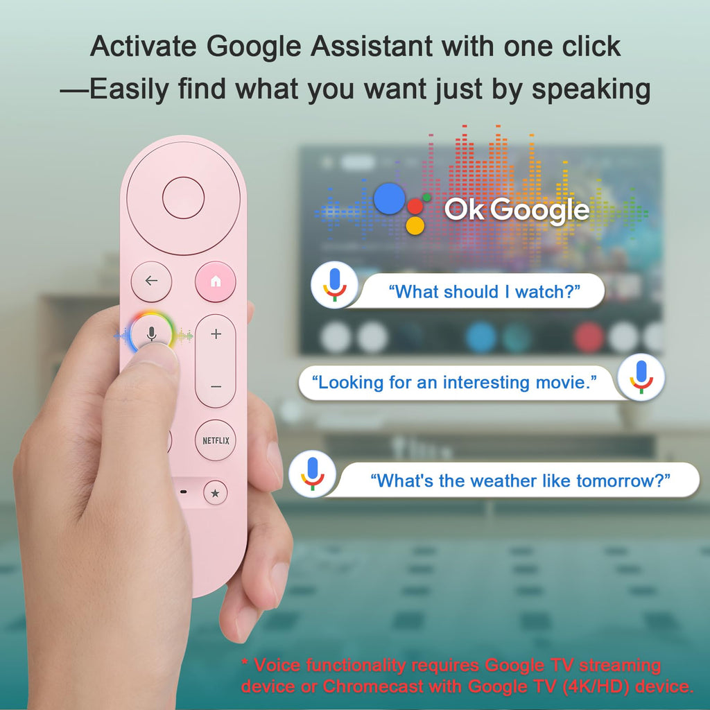 Voice Replacement for Google Chromecast TV Remote B891153