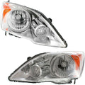 Headlight Left Right Clear Lens M9207