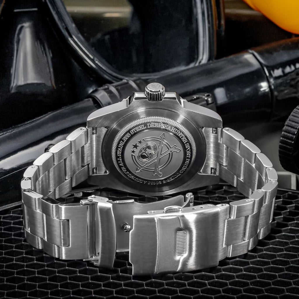 41MM Quartz Dive Watch Stainless Steel Bracelet C9540
