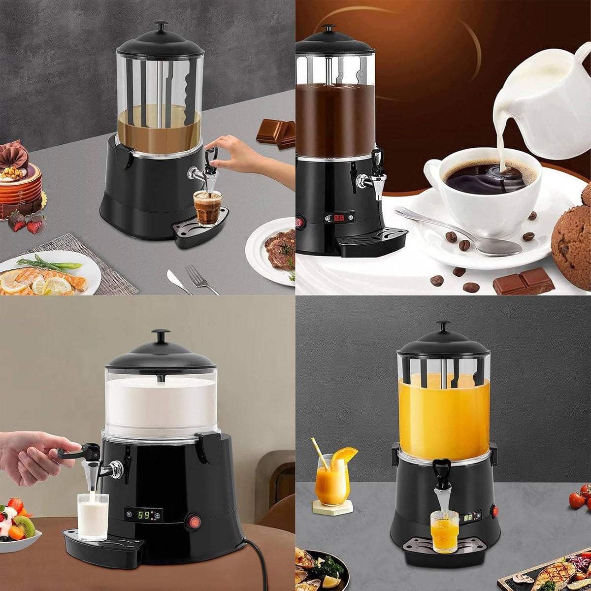 Commercial Stainless Steel Espresso Coffee Machine H440