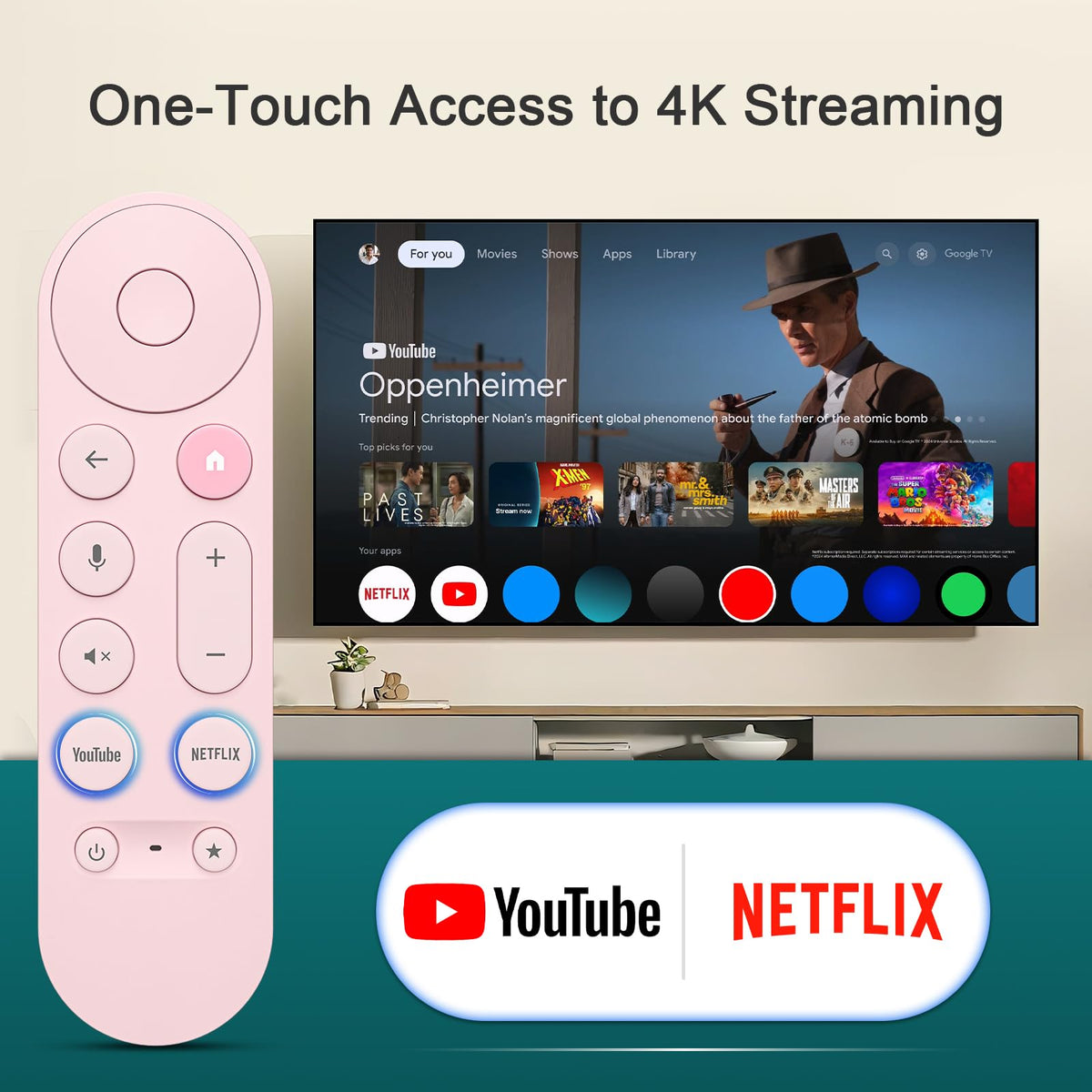 Voice Replacement for Google Chromecast TV Remote B891153