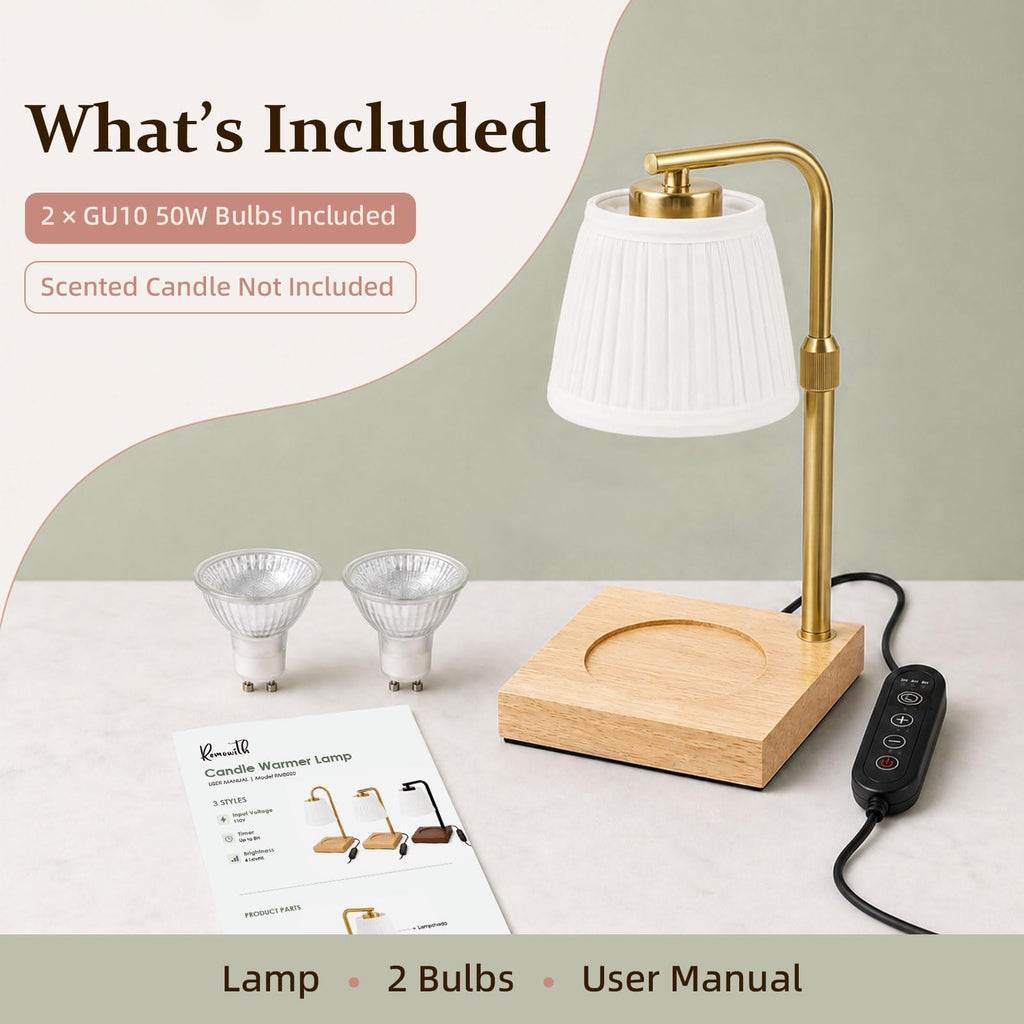 Candle Warmer Lamp with Timer and Dimmable Table Lamp V306051