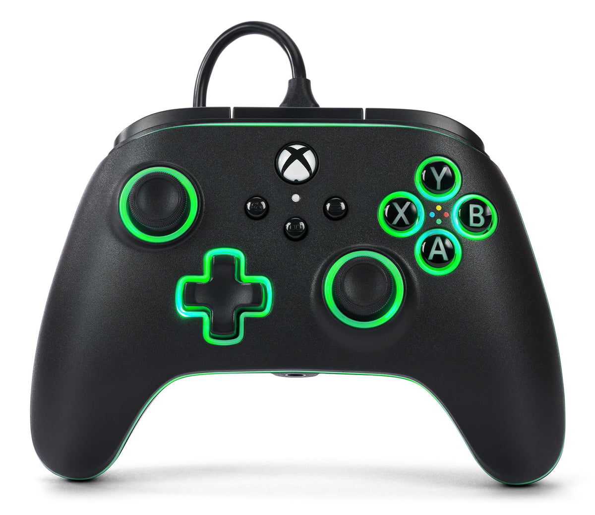 Black Wired Video Game Controller Z743