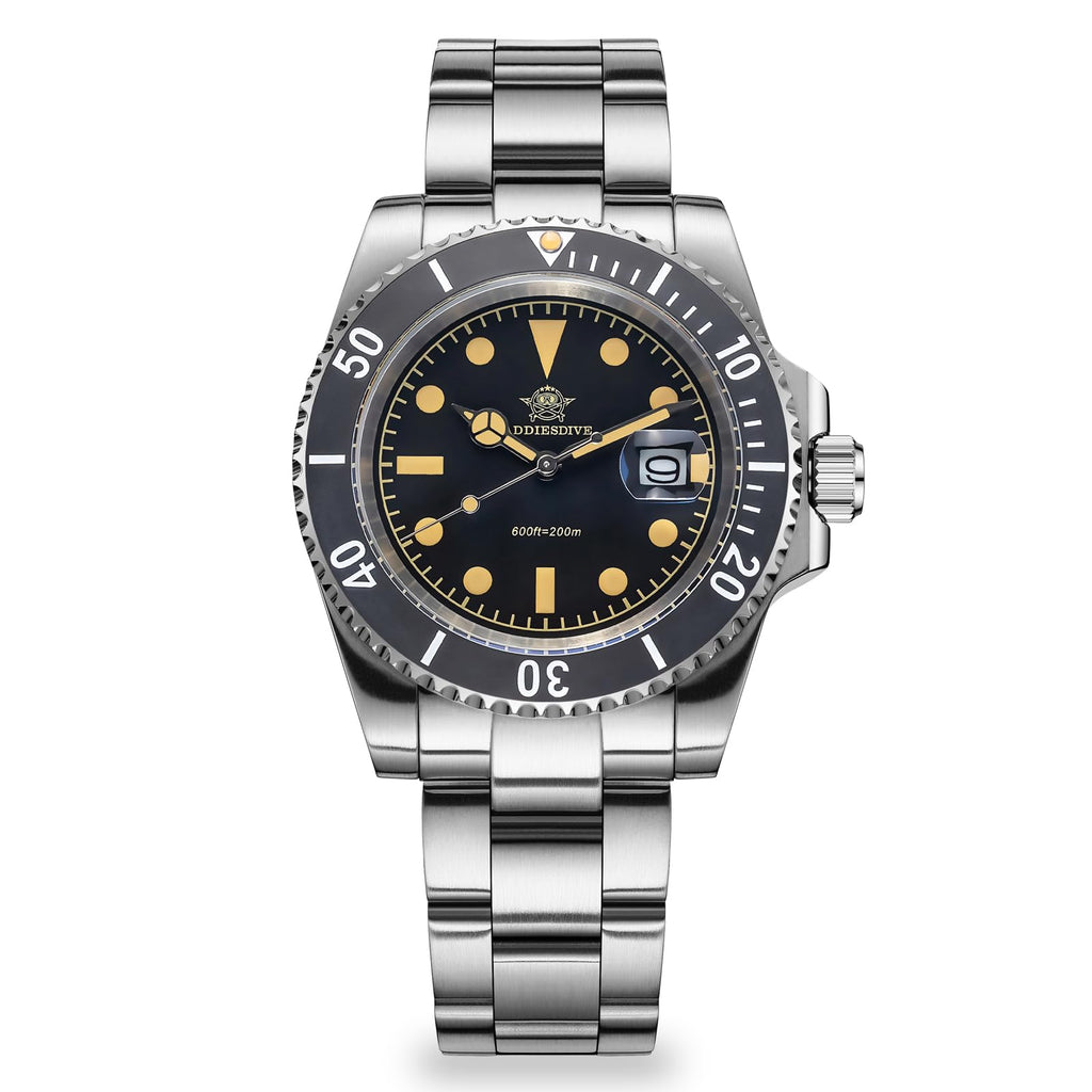 41MM Quartz Dive Watch Stainless Steel Bracelet C9540