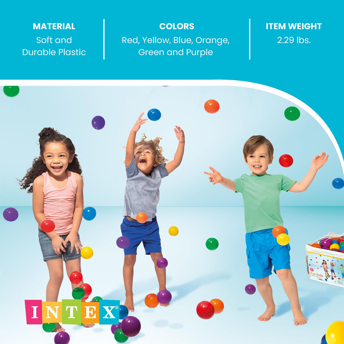 Set of 100 Coloured Balls U262