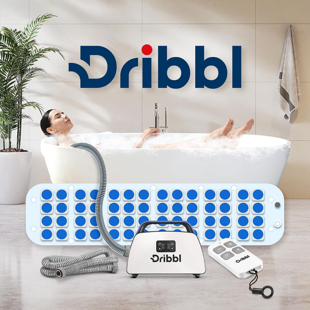 Electric Bubble Massage Bathtub Mat T385