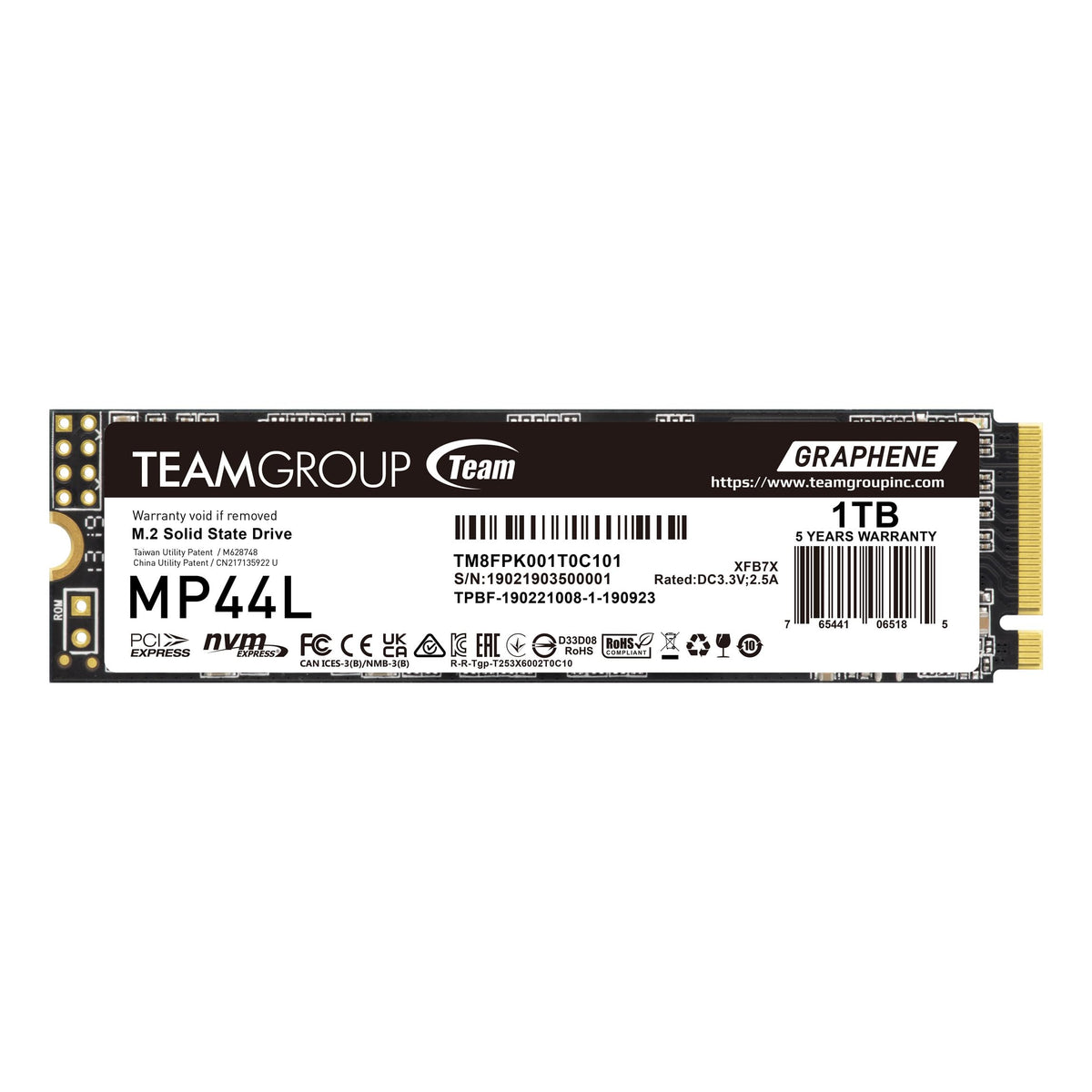 1TB NVMe PCIe Gen 4x4 M.2 2280 SSD O477