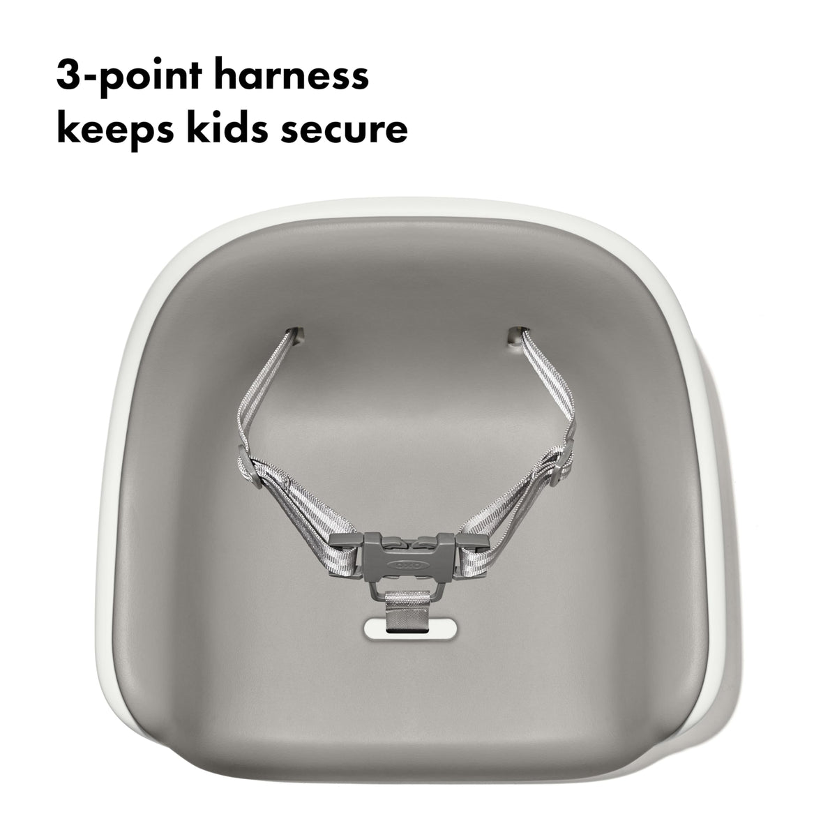 Gray Toddler Booster Seat with Removable Cushion N5115