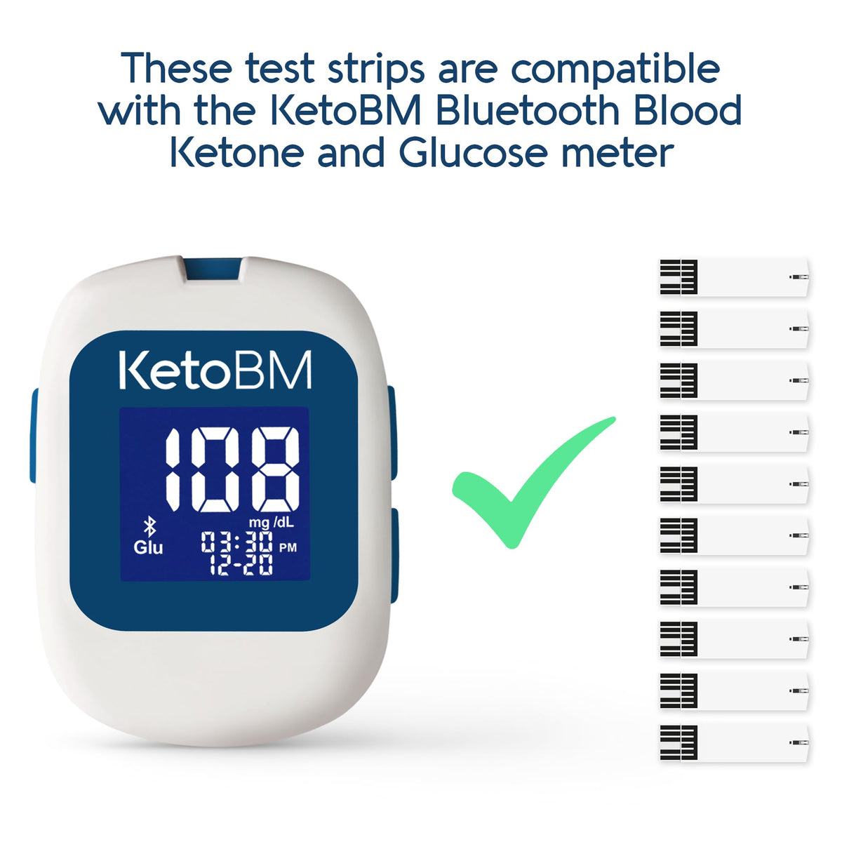 Blood Glucose Test Strips 100 Count B8018