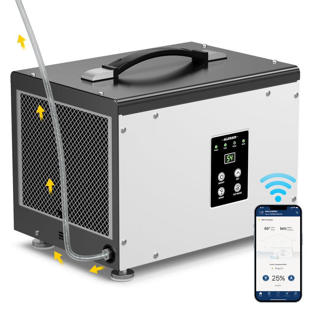 70 Pints Crawlspace Dehumidifier with Pump B42641