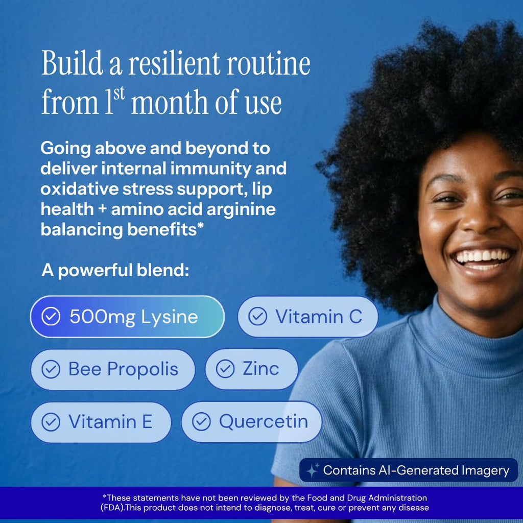 L-Lysine & Propolis with Quercetin, Vitamin C, Vitamin E & Zinc O864