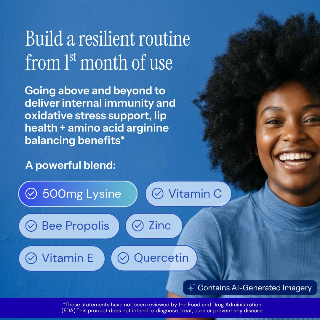 L-Lysine & Propolis with Quercetin, Vitamin C, Vitamin E & Zinc O864