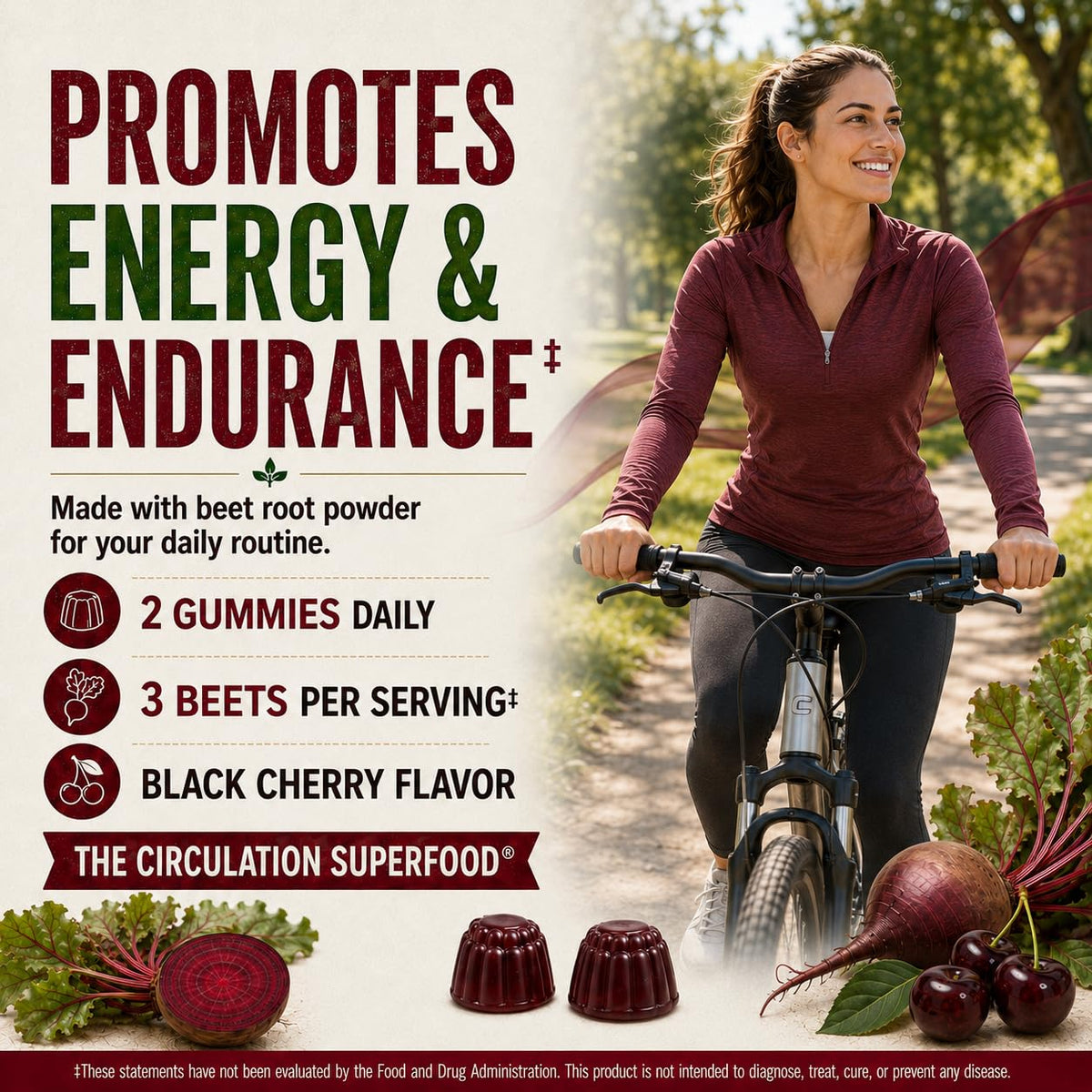 Beet Gummies 60 Count W45716