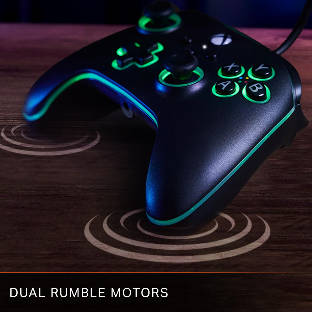 Black Wired Video Game Controller Z743