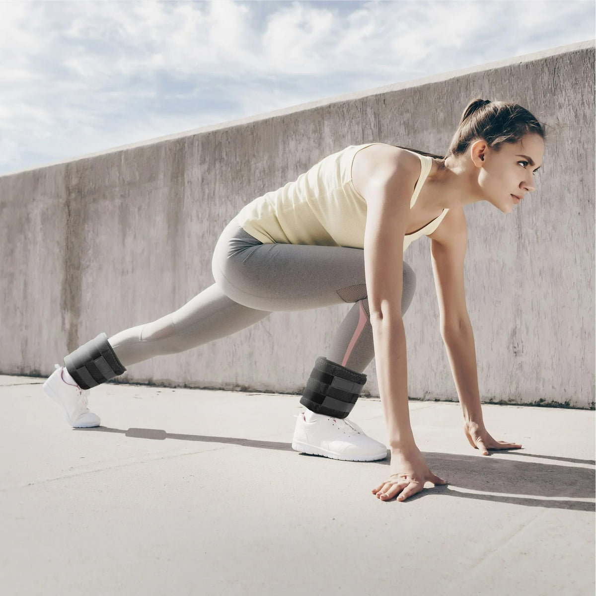 Adjustable Ankle and Wrist Weights, 10 lbs Each, 1 Pair Z2815