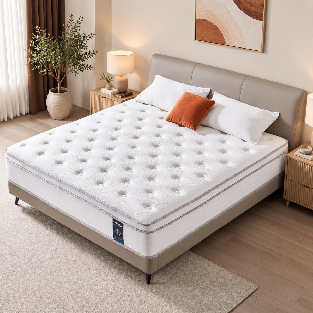 12 Inch Medium Firm Hybrid Spring Mattress I3900