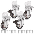 2 Inch L-Shaped Rubber Caster Set of 4 B74554