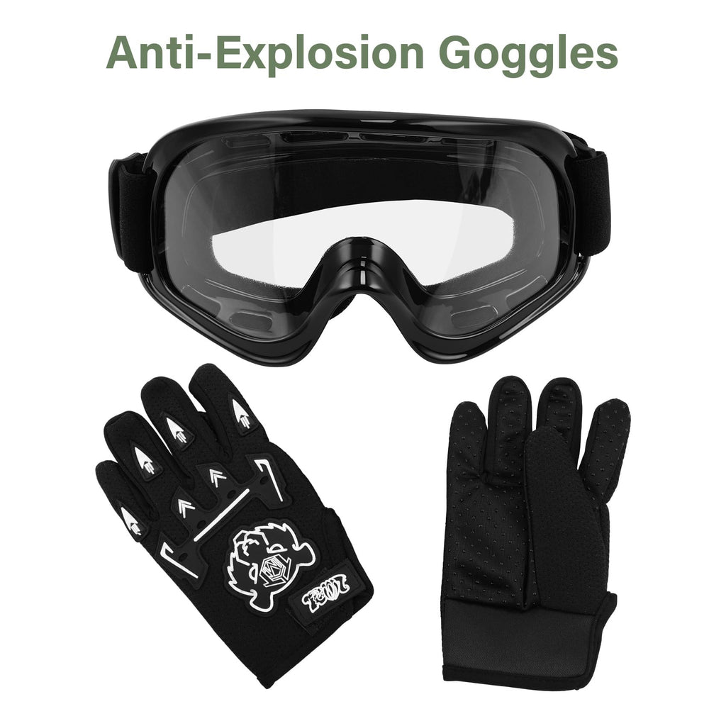 Youth Kids Motocross Helmet with Goggles & Gloves G945