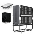 Folding Bed with Mattress, 5-Inch Memory Foam, 500lbs Capacity, Metal Frame V131656