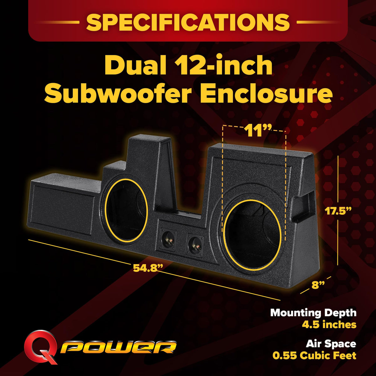 Dual 12" Ported Subwoofer Box H137779