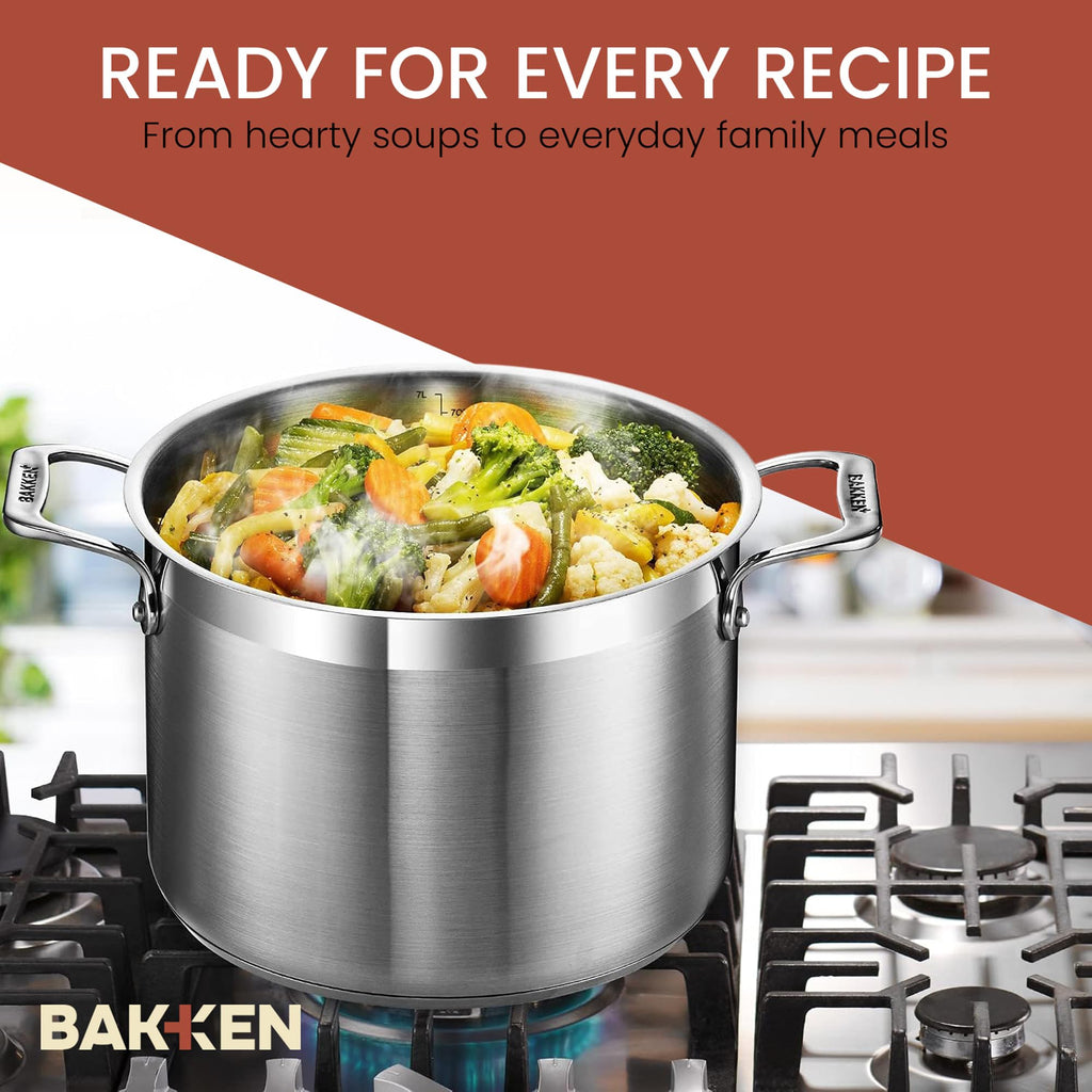 16 Quart Stainless Steel Stockpot with Lid G7849