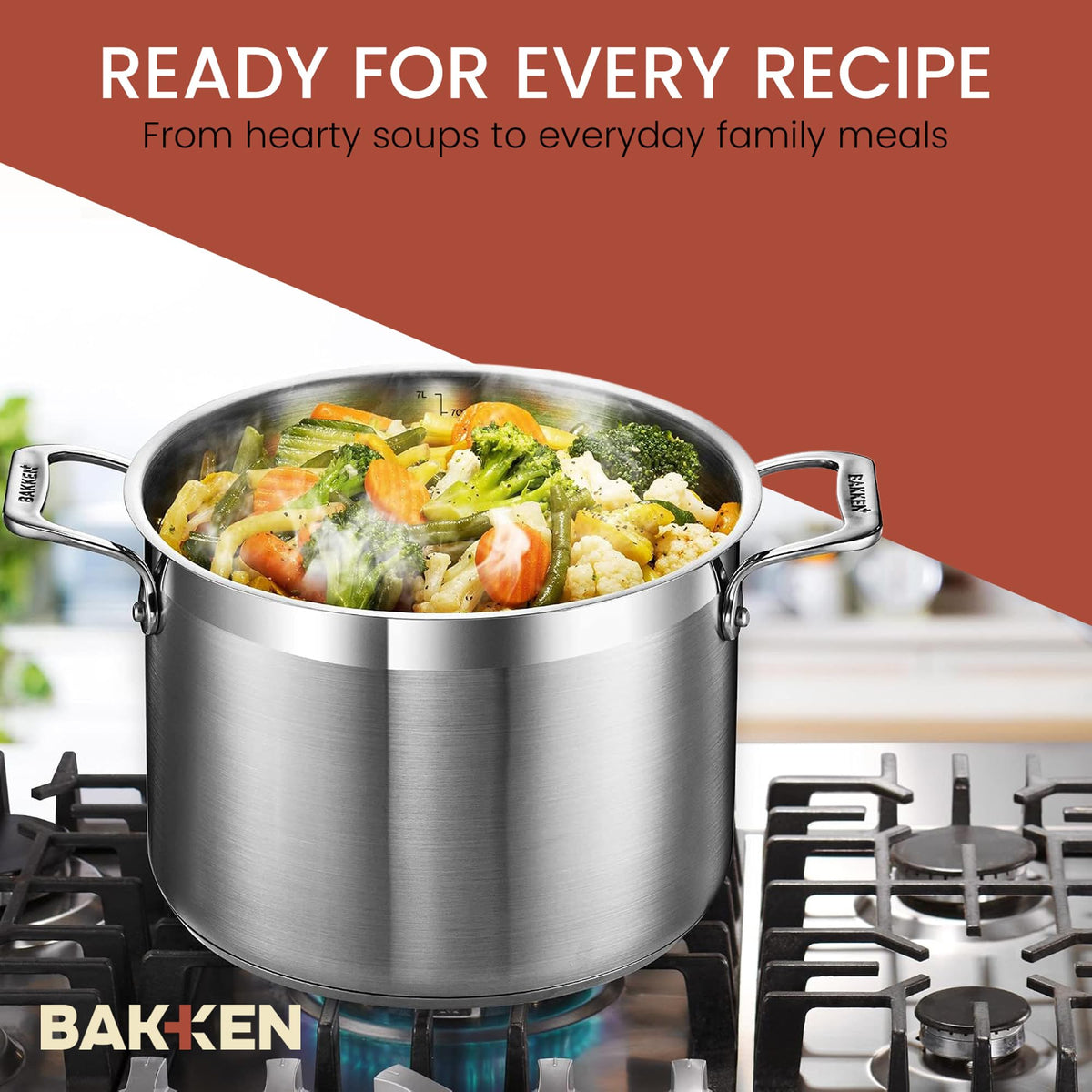 16 Quart Stainless Steel Stockpot with Lid G7849