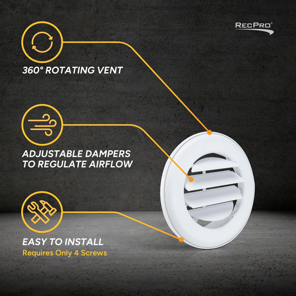 RV Ceiling Air Vent 5 Pack L2817