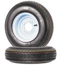 2-Pack Trailer Tire Rim Assembly 480-8 4.80-8 8 Inch LRC 4 Lug X31757
