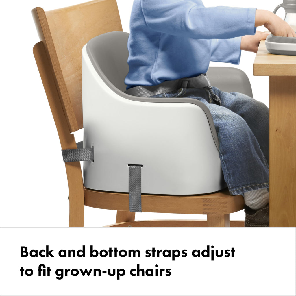 Gray Toddler Booster Seat with Removable Cushion N5115
