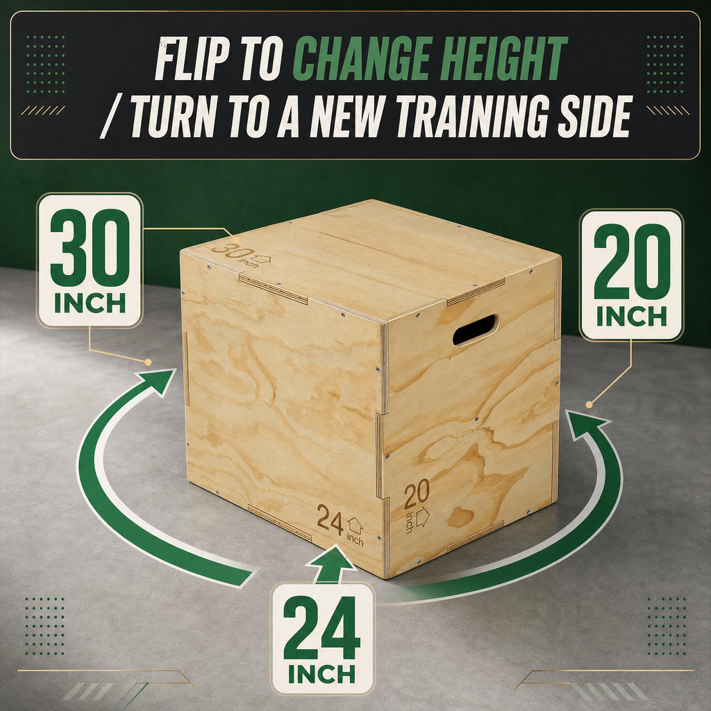 Non-Slip Wooden Plyo Box W86708